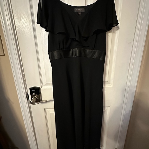 Liz Claiborne Black Dress Sz 14 - Picture 1 of 2